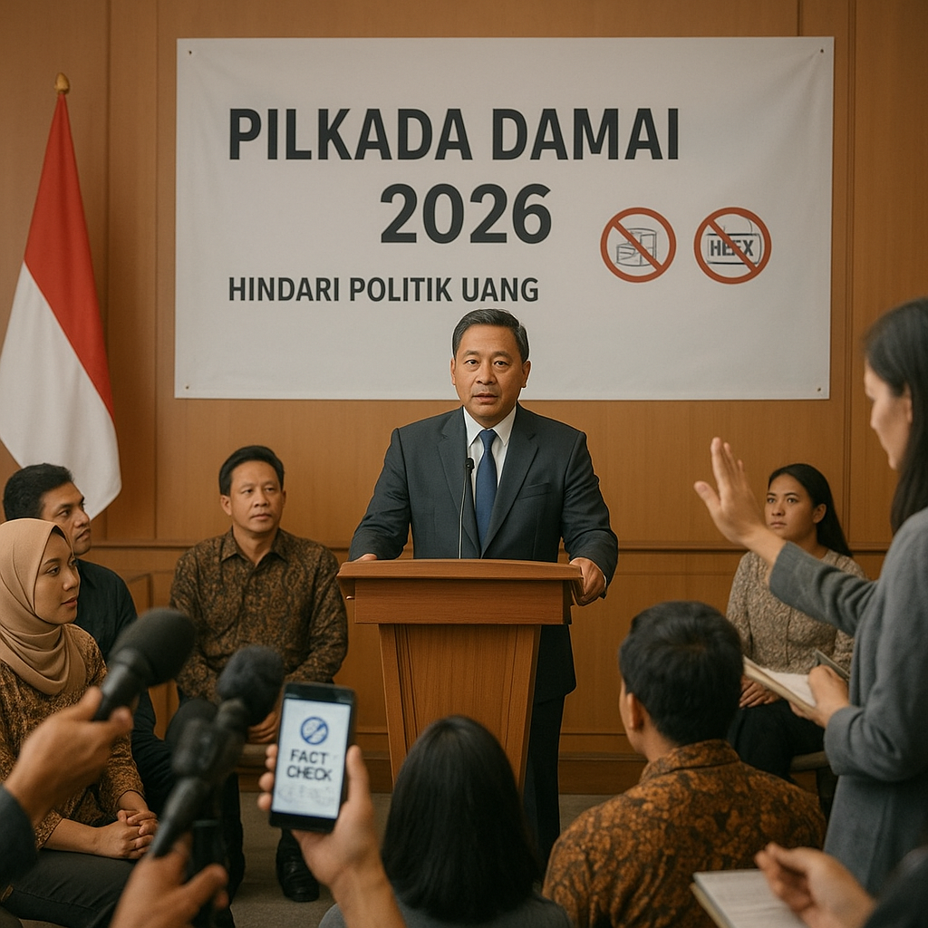 Kemendagri Dorong Pilkada Damai, Masyarakat Diminta Hindari Politik Uang dan Hoaks
