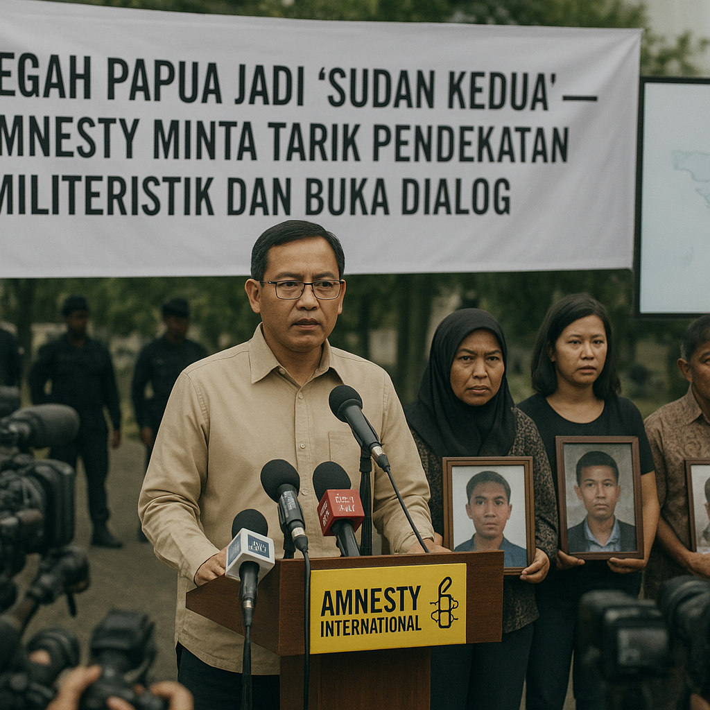 Cegah Papua Jadi 'Sudan Kedua', Amnesty Minta Tarik Pendekatan Militeristik dan Buka Dialog