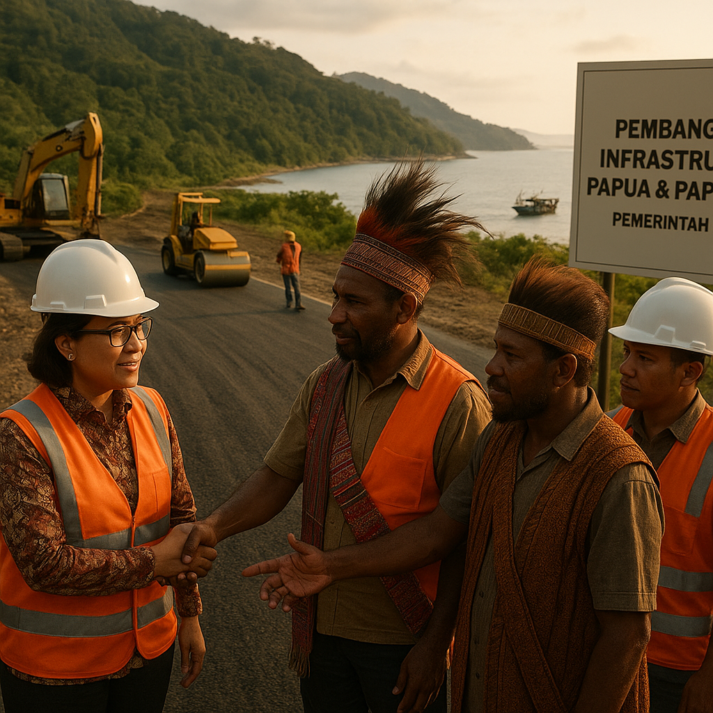 Pemerintah Percepat Pembangunan Infrastruktur di Papua dan Papua Barat untuk Pemerataan