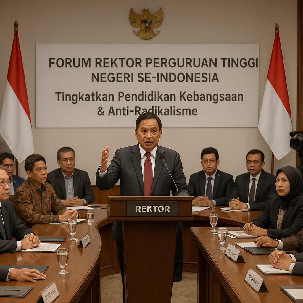 Forum Rektor se -Indonesia Sepakat Tingkatkan Pendidikan Kebangsaan dan Anti-Radikalisme di Kampus