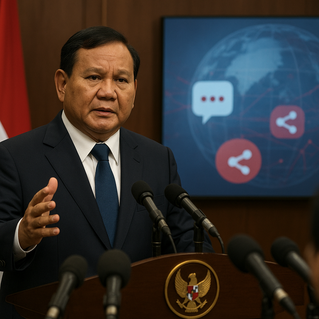 Presiden Prabowo Duga Ada Campur Tangan Asing di Balik Kerusuhan, Singgung Propaganda di Medsos