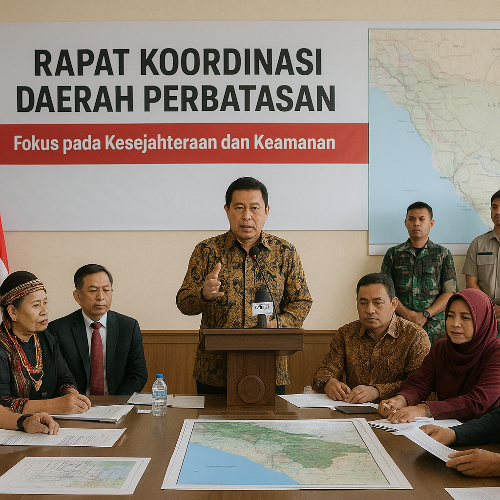 Pemerintah Kembali Gelar 'Rapat Koordinasi Daerah Perbatasan', Fokus pada Kesejahteraan dan Keamanan