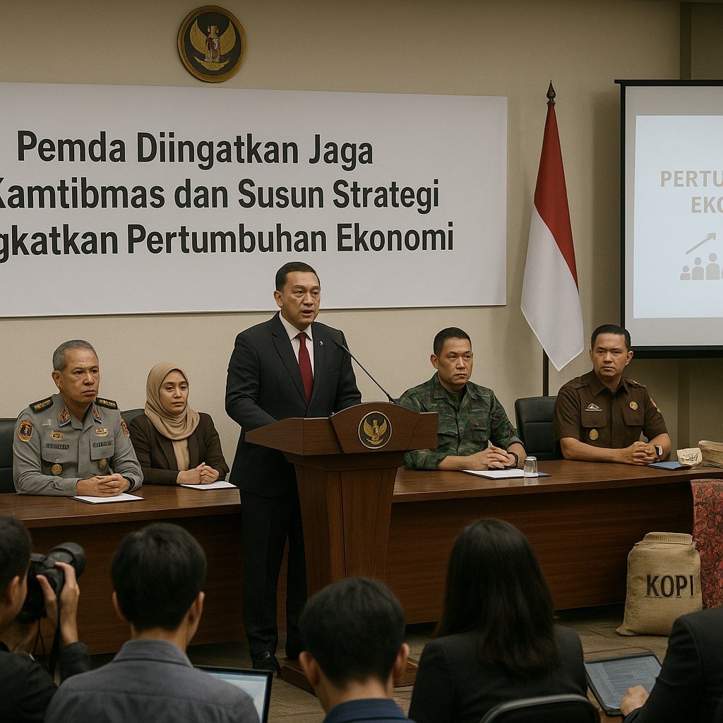 Pemda Diingatkan Jaga Kamtibmas dan Susun Strategi Tingkatkan Pertumbuhan Ekonomi