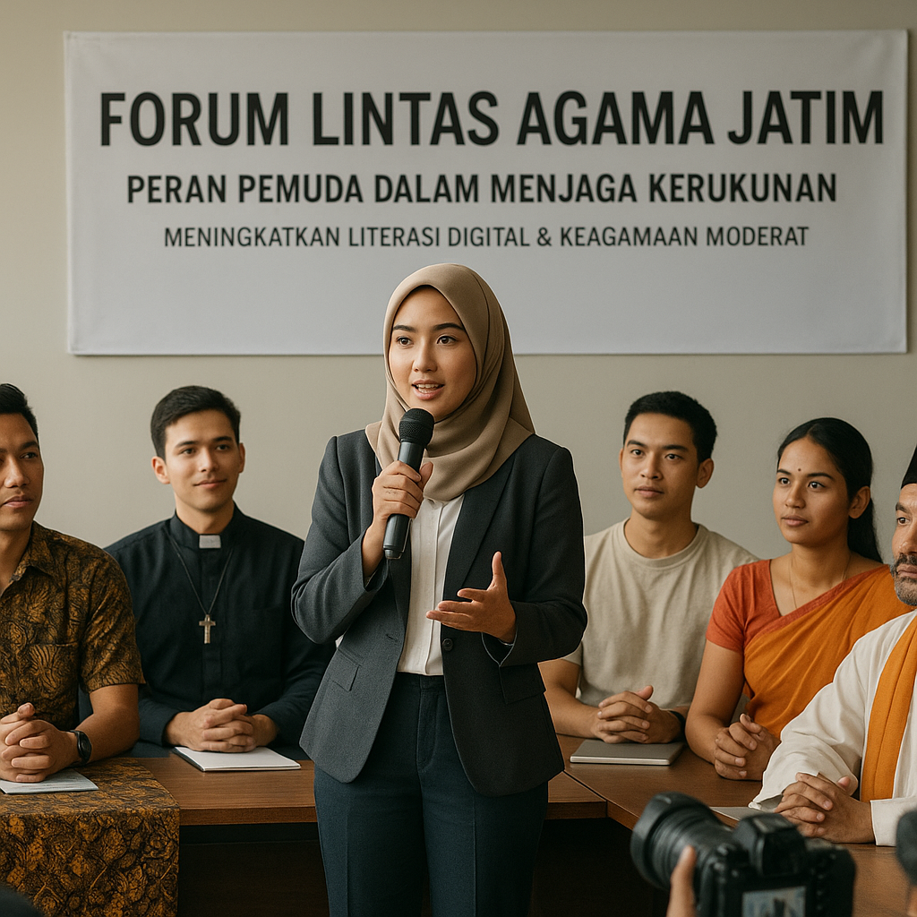 Forum Lintas Agama Jatim Bahas Peran Pemuda dalam Menjaga Kerukunan