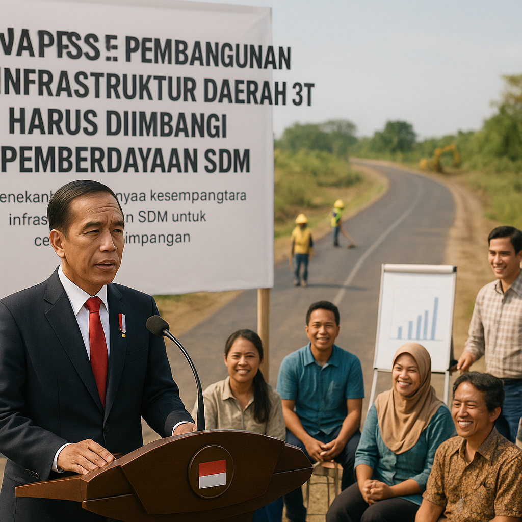 Wapres: Pembangunan Infrastruktur Daerah 3T Harus Diimbangi Pemberdayaan SDM