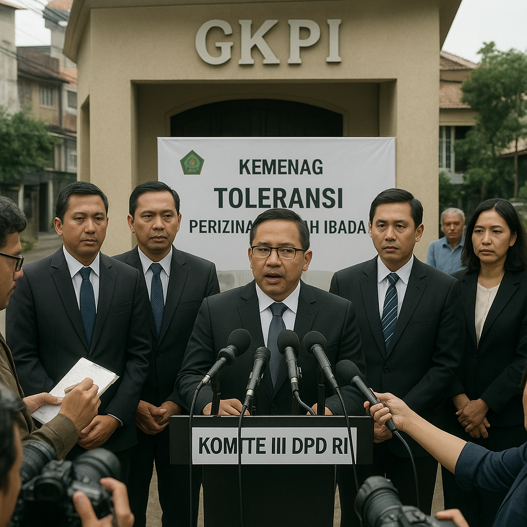 Soal Pembubaran Ibadah GKPI di Tangerang, Komite III DPD RI Dorong Kemenag Perkuat Toleransi dan Tegakkan Aturan