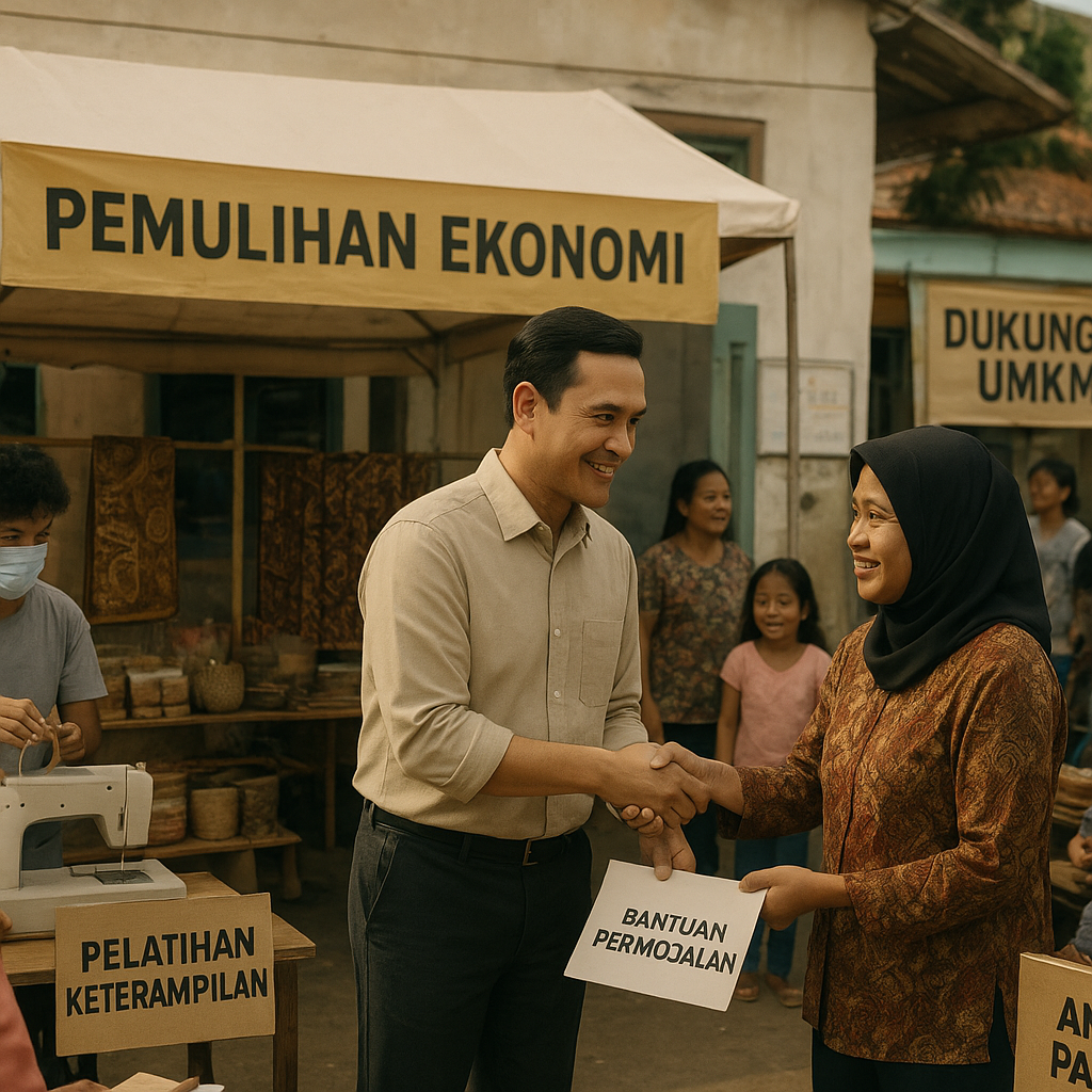 Penguatan Sektor Riil dan UMKM Jadi Fokus Pemulihan Ekonomi Pascakonflik Sosial