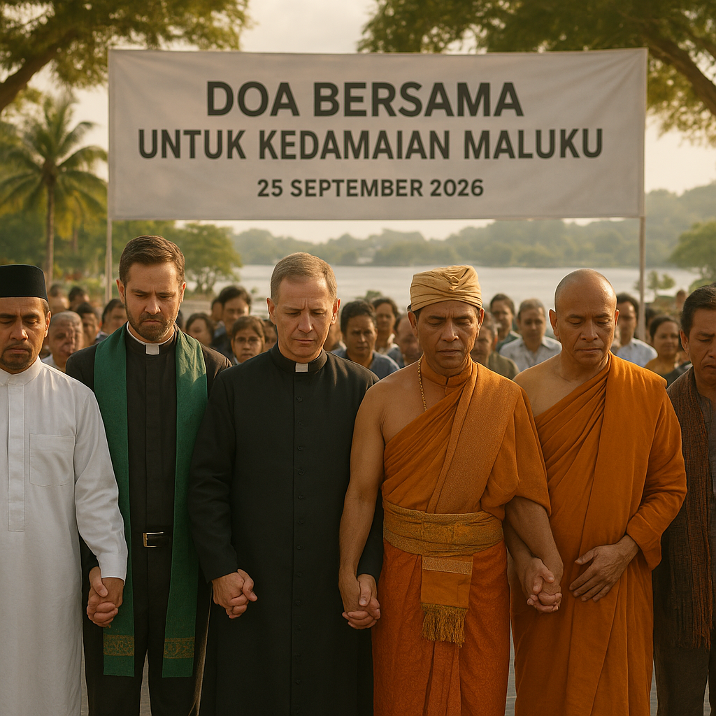 Tokoh Lintas Agama di Ambon Gelar Doa Bersama untuk Kedamaian Maluku