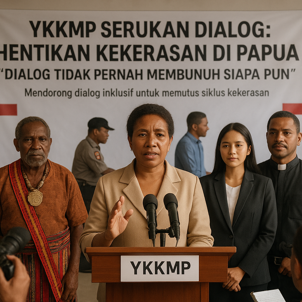 YKKMP Serukan Dialog Hentikan Kekerasan di Papua: “Dialog Tidak Pernah Membunuh Siapa Pun”