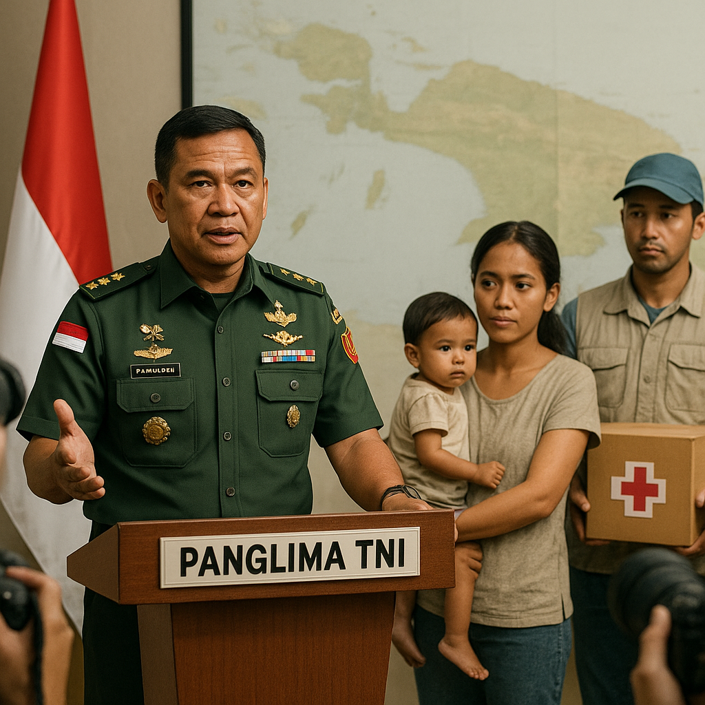 Panglima TNI Tekankan Operasi Militer di Papua Tetap Utamakan Pendekatan Kemanusiaan