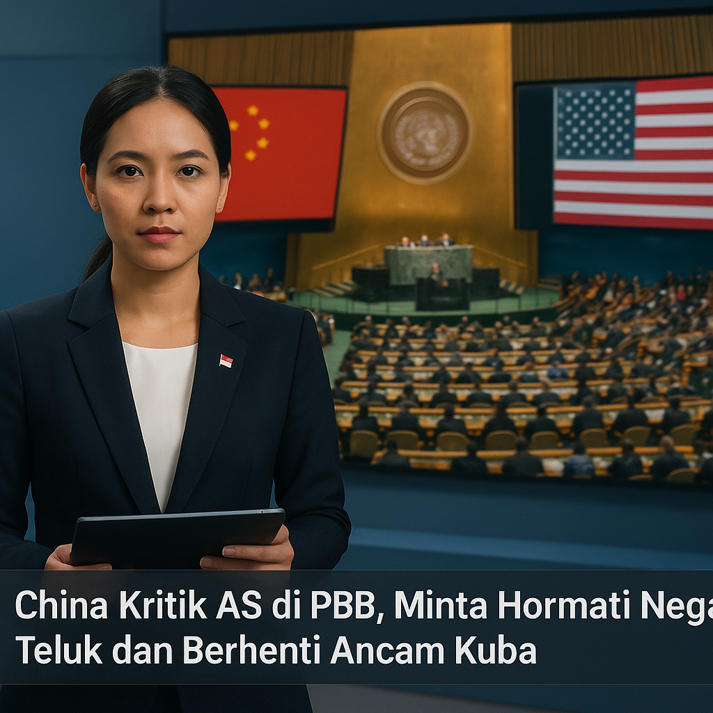 China Kritik AS di PBB, Minta Hormati Negara Teluk dan Berhenti Ancam Kuba