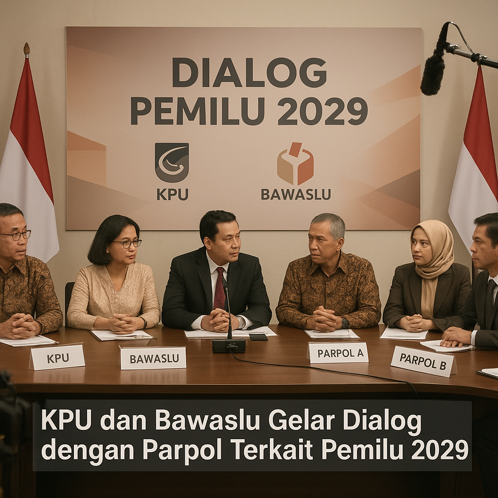 KPU dan Bawaslu Gelar Dialog dengan Parpol Terkait Pemilu 2029