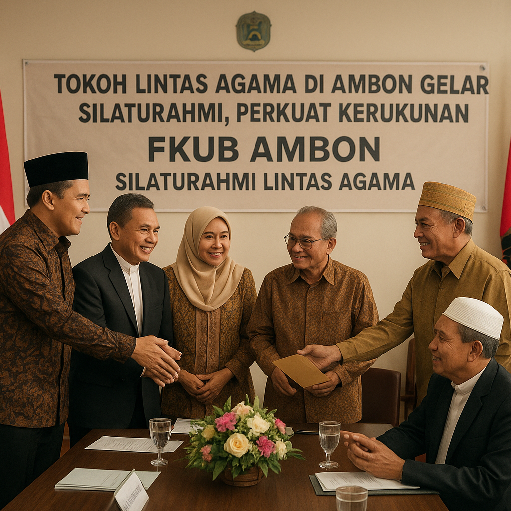 Tokoh Lintas Agama di Ambon Gelar Silaturahmi, Perkuat Kerukunan