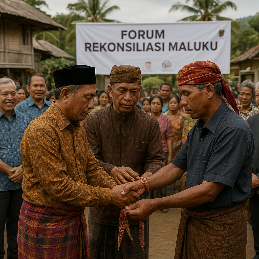 Forum Rekonsiliasi Maluku Gelar Ritual Adat 'Pela Gandong' untuk Perkuat Persaudaraan
