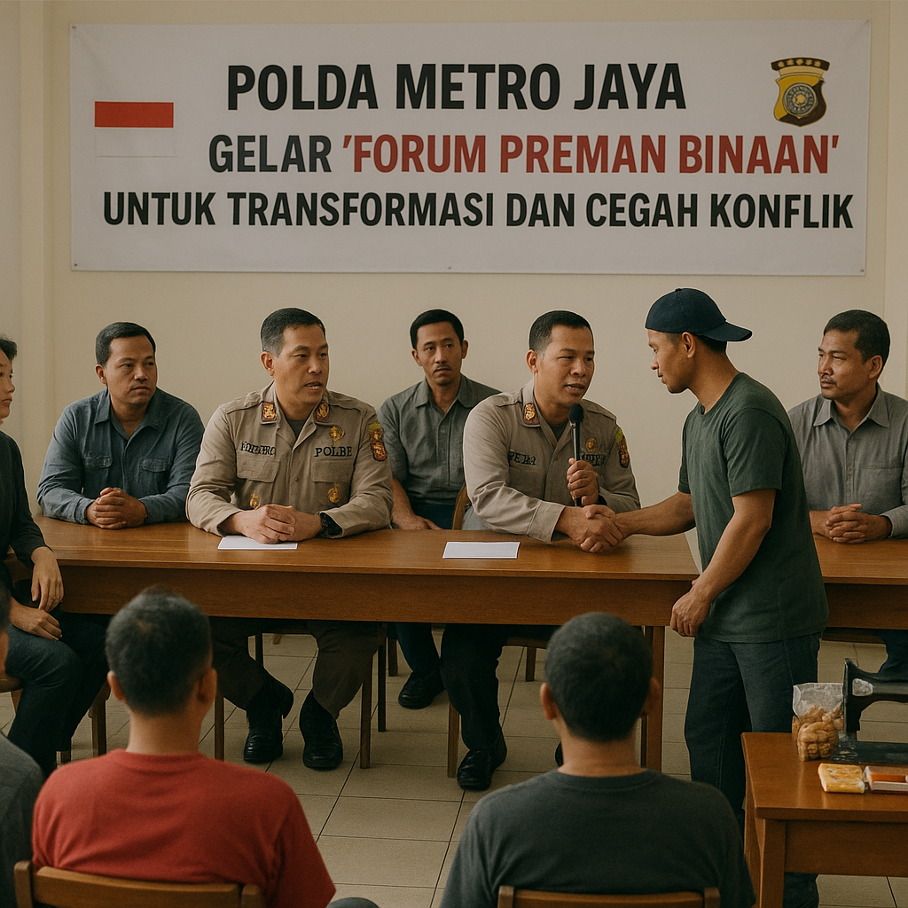Polda Metro Jaya Gelar 'Forum Preman Binaan' untuk Transformasi dan Cegah Konflik
