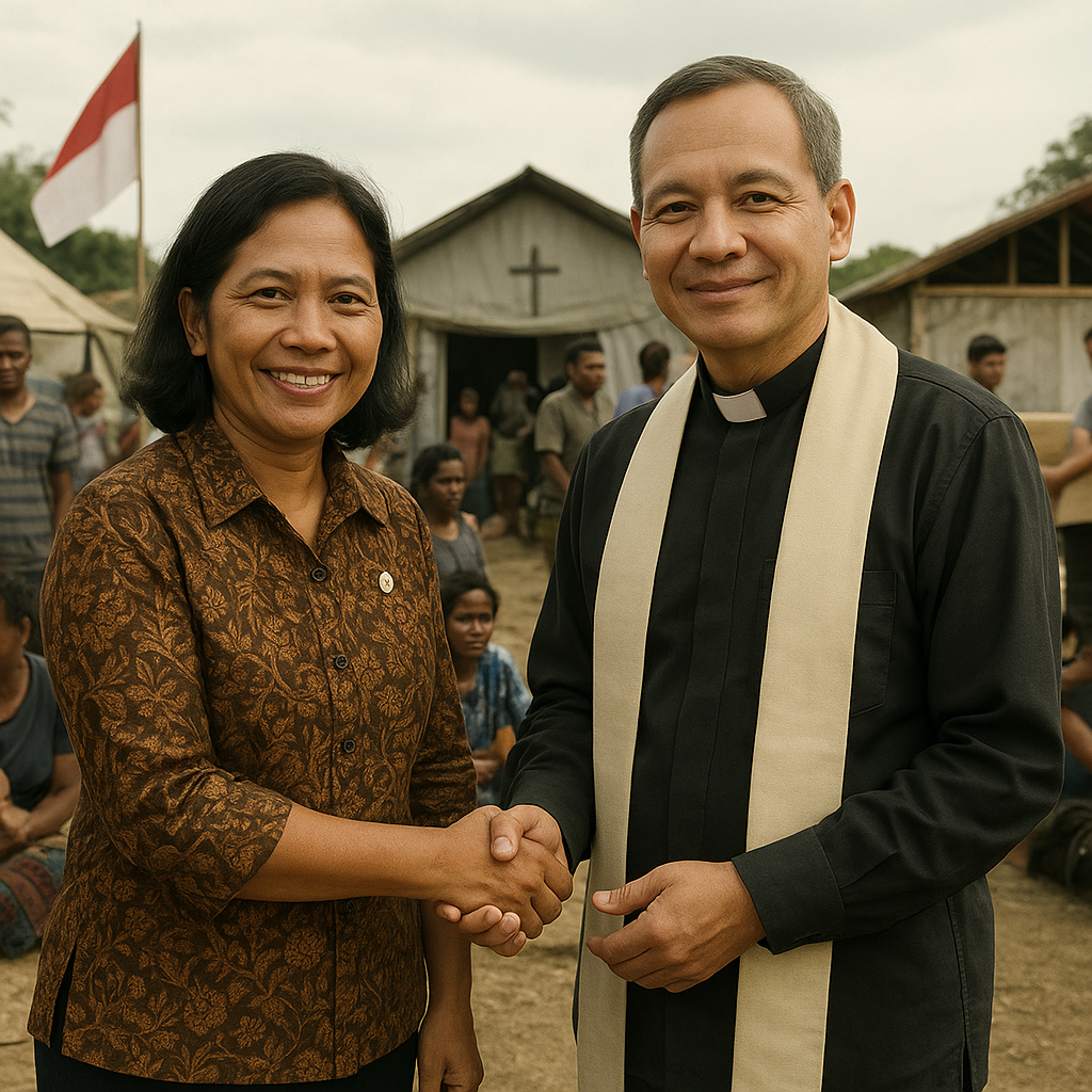 Pemerintah dan Gereja Sepakat Perkuat Sinergi Tangani Pengungsi Konflik di Papua Tengah