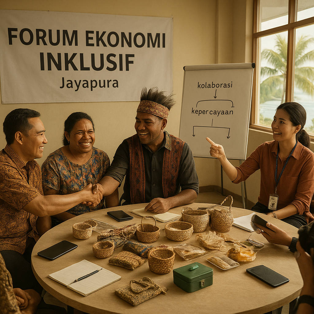 Forum Ekonomi Inklusif Jadi Jembatan Dialog Antar-Kelompok Masyarakat di Jayapura