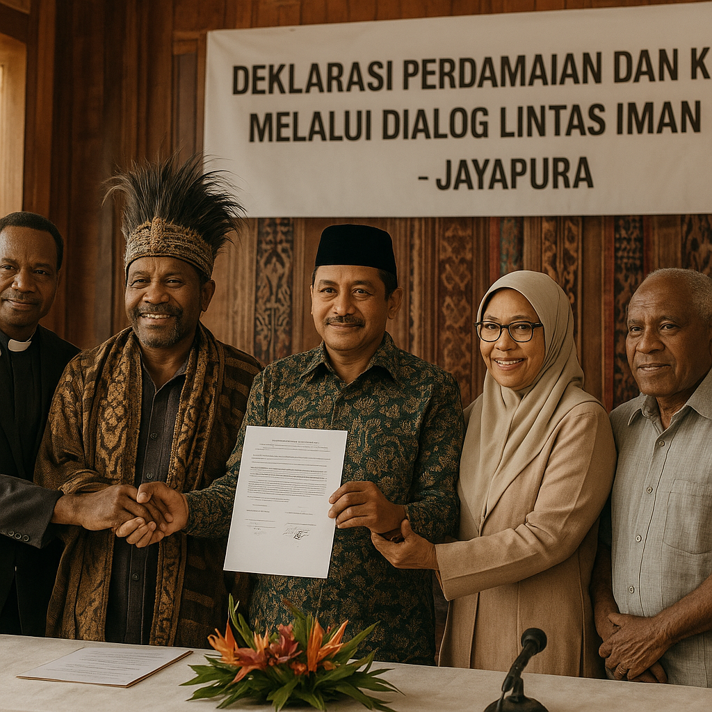 Tokoh Agama Papua Serukan Perdamaian dan Keadilan Melalui Dialog Lintas Iman