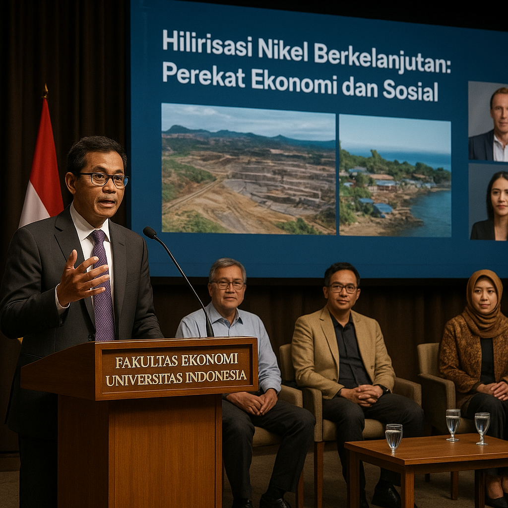 Hilirisasi Nikel Berkelanjutan Dinilai Jadi Perekat Ekonomi dan Sosial