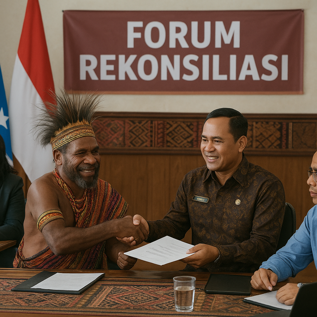Forum Rekonsiliasi di Papua Bahas Pembangunan Berkeadilan dan Pengakuan Hak Adat