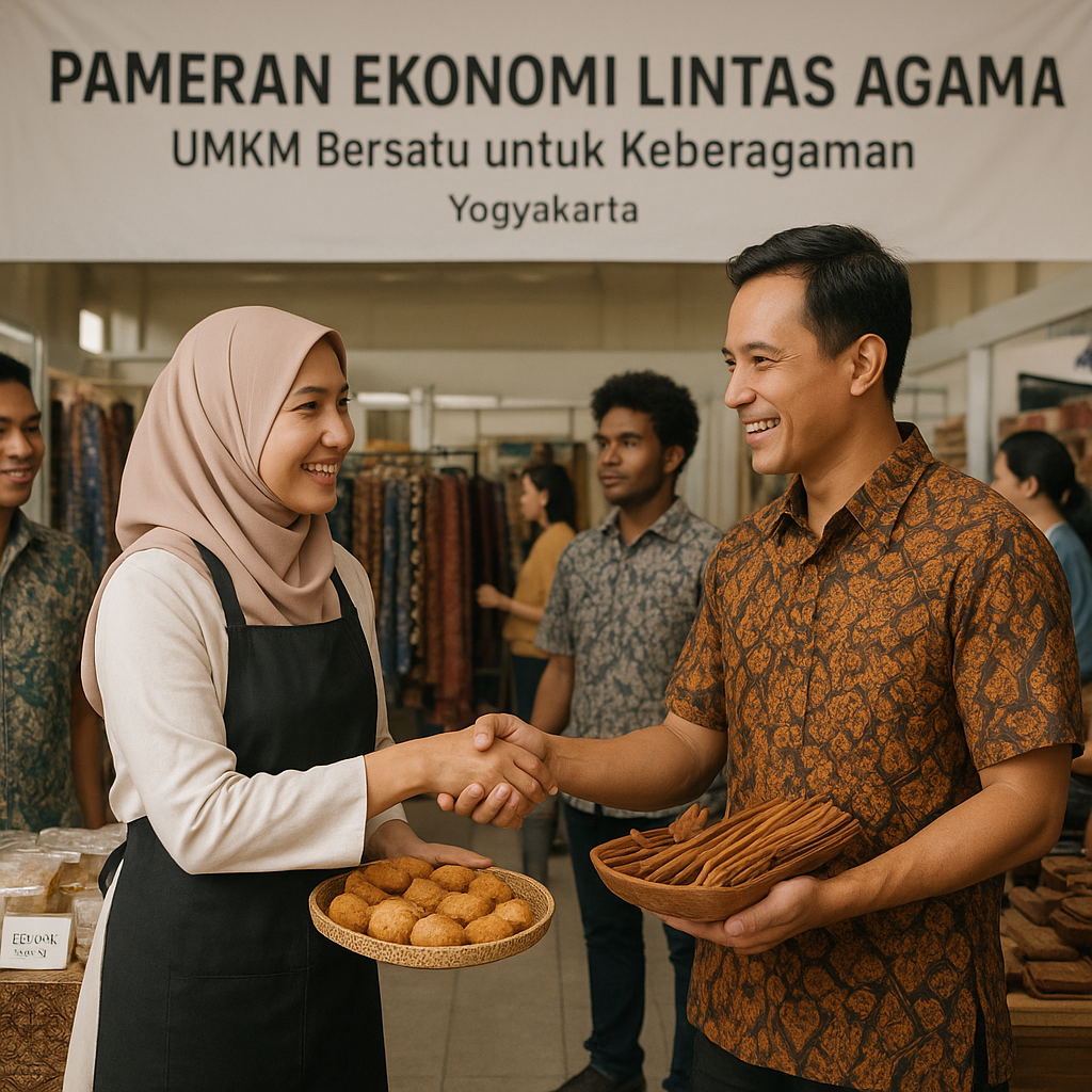 Pelaku UMKM dari Berbagai Latar Belakang Bersatu dalam Pameran Ekonomi Lintas Agama