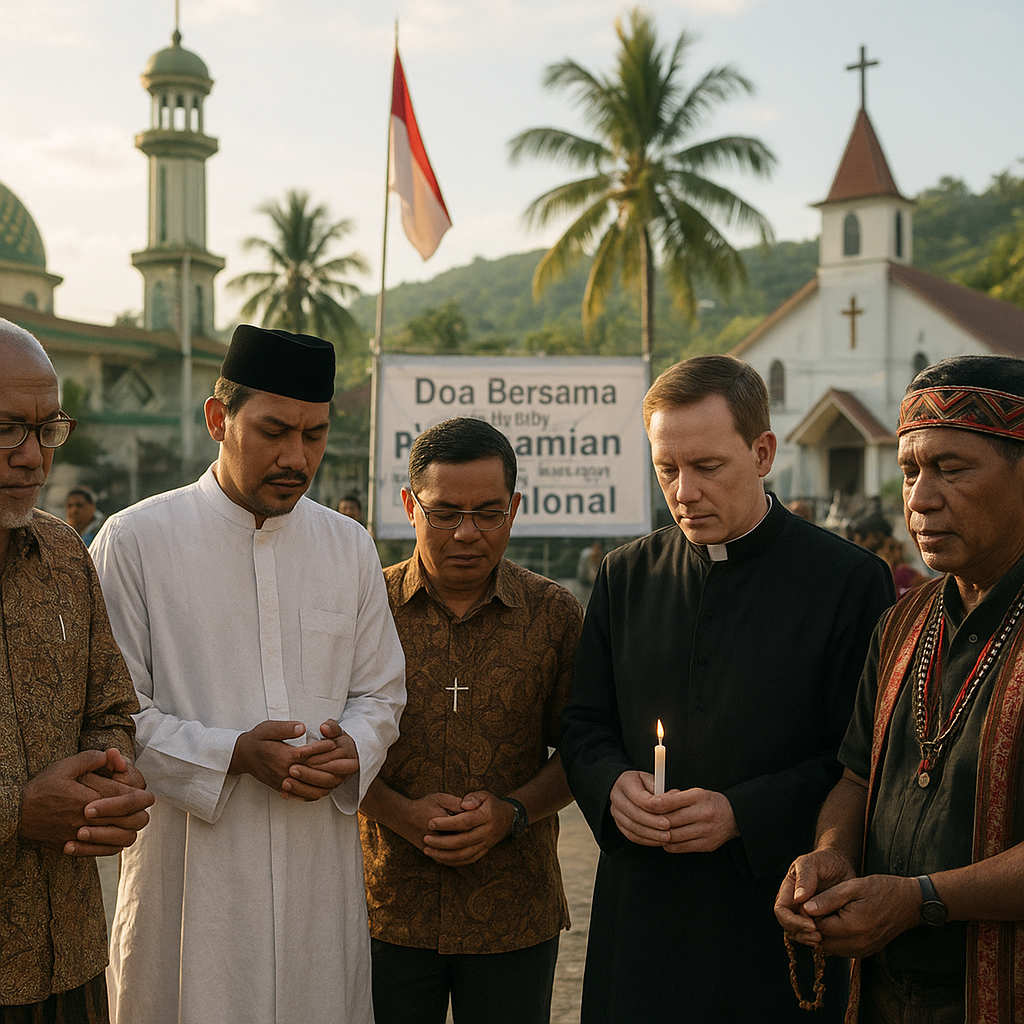 Tokoh Lintas Agama di Ambon Gelar Doa Bersama untuk Perdamaian dan Stabilitas Nasional