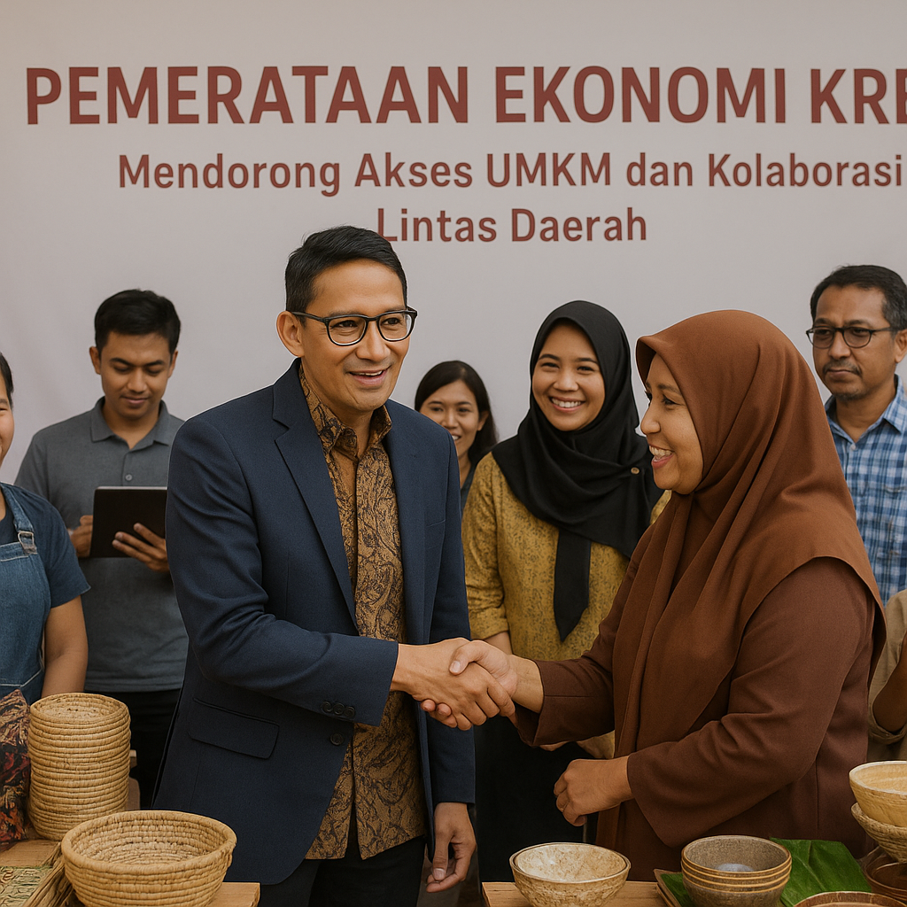 Sandiaga Uno Dorong Pemerataan Ekonomi Kreatif untuk Perkuat Perekat Sosial