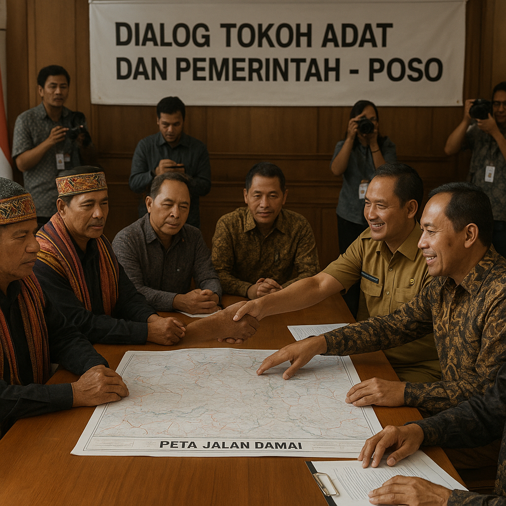 DetikNews: Dialog Tokoh Adat dan Pemerintah di Poso Hasilkan Peta Jalan Damai