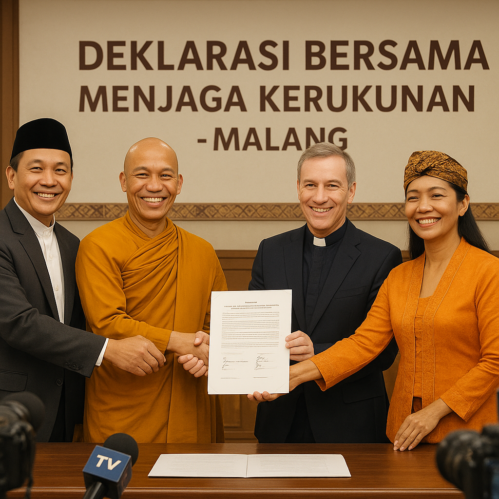 Tokoh Lintas Agama di Malang Serukan Deklarasi Bersama untuk Menjaga Kerukunan