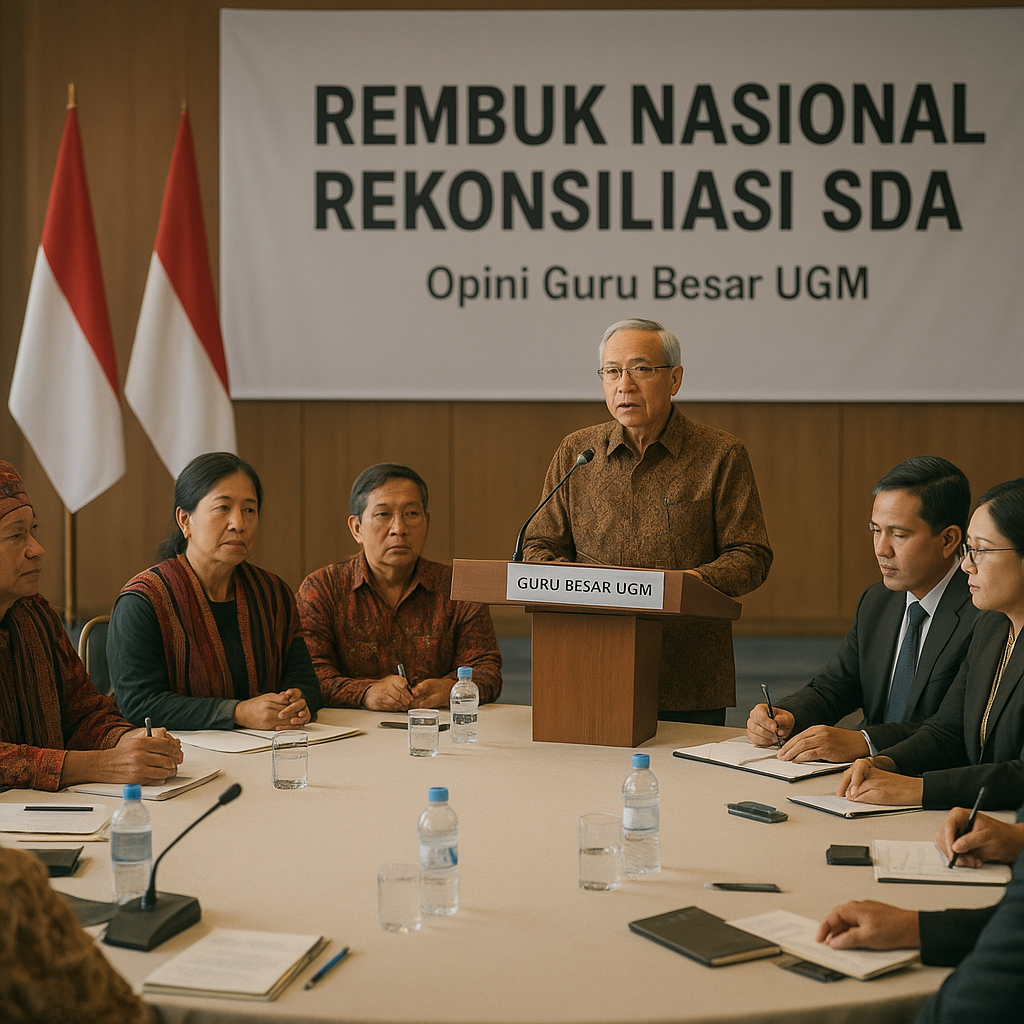 TribunNews: Opini Guru Besar UGM: Butuh Rembuk Nasional untuk Rekonsiliasi Konflik Sumber Daya Alam