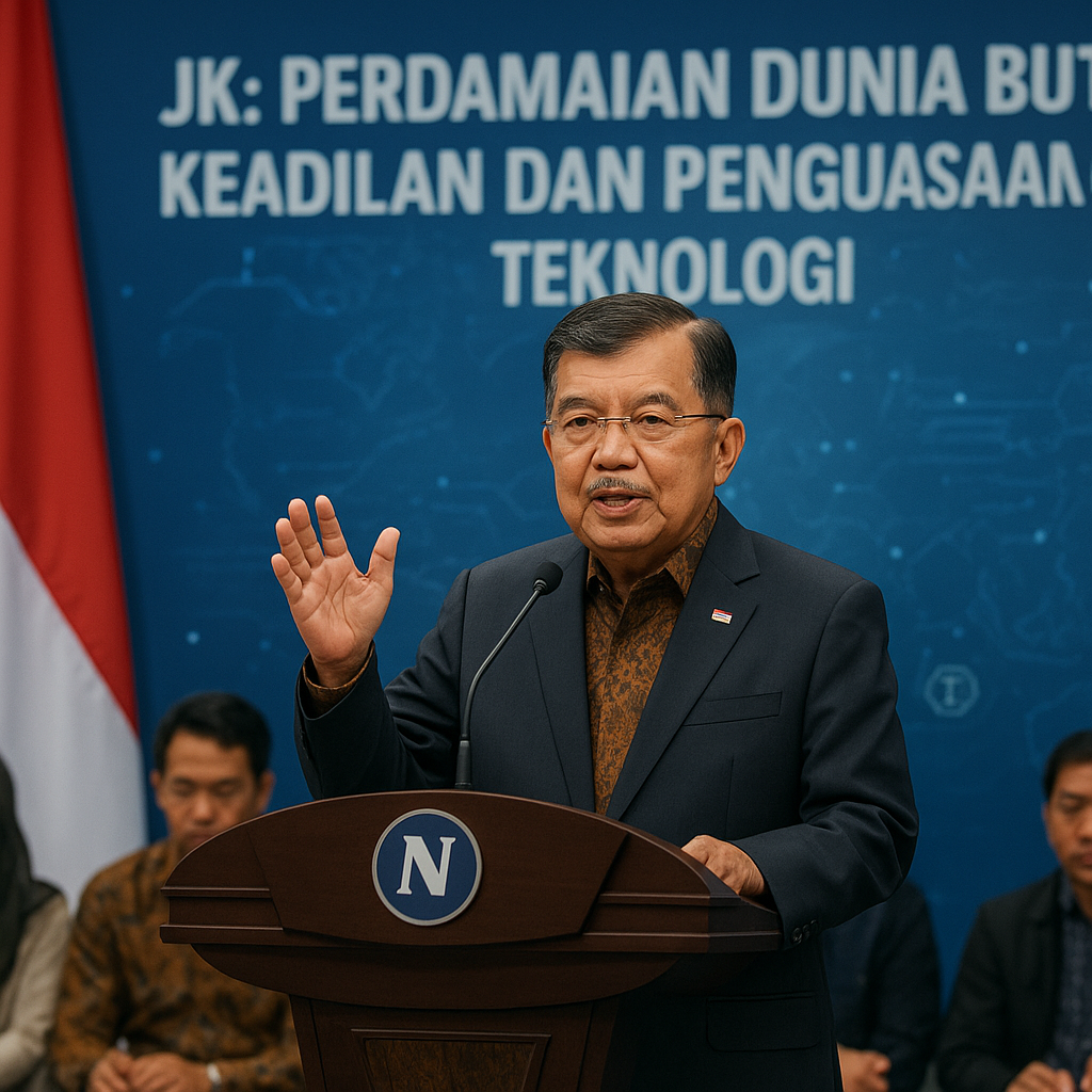 JK: Perdamaian Dunia Butuh Keadilan dan Penguasaan Teknologi