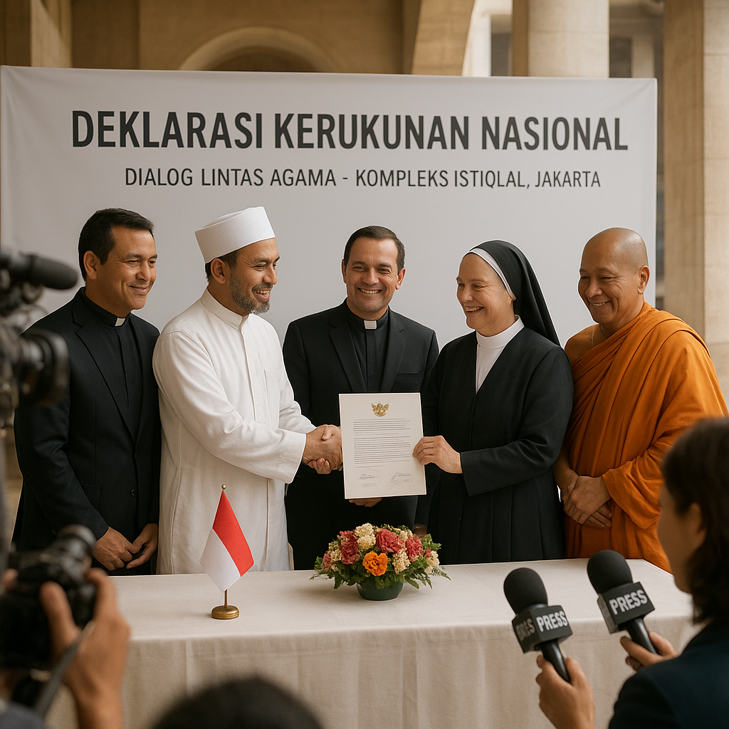 Dialog Lintas Agama di Jakarta Sepakati Deklarasi Kerukunan Nasional