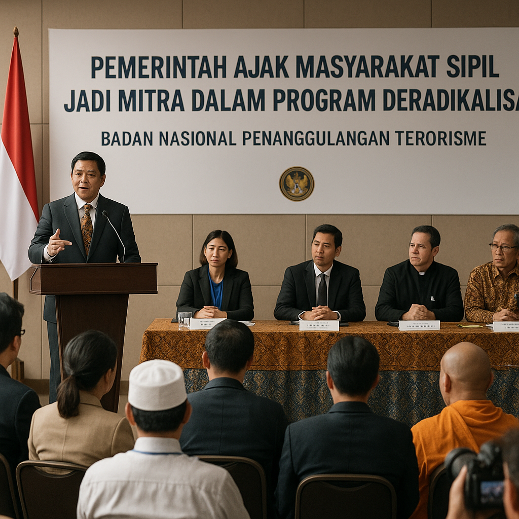Pemerintah Ajak Masyarakat Sipil Jadi Mitra dalam Program Deradikalisasi