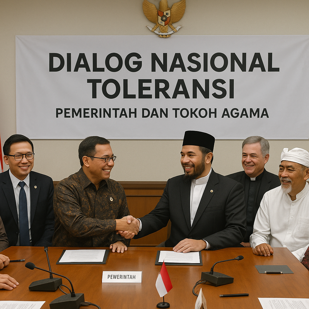 Pemerintah dan Tokoh Agama Sepakat Gelar Dialog Nasional untuk Perkuat Toleransi