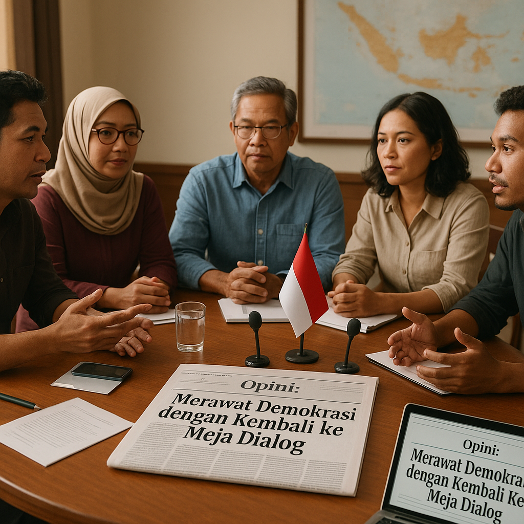 Opini: Merawat Demokrasi dengan Kembali ke Meja Dialog