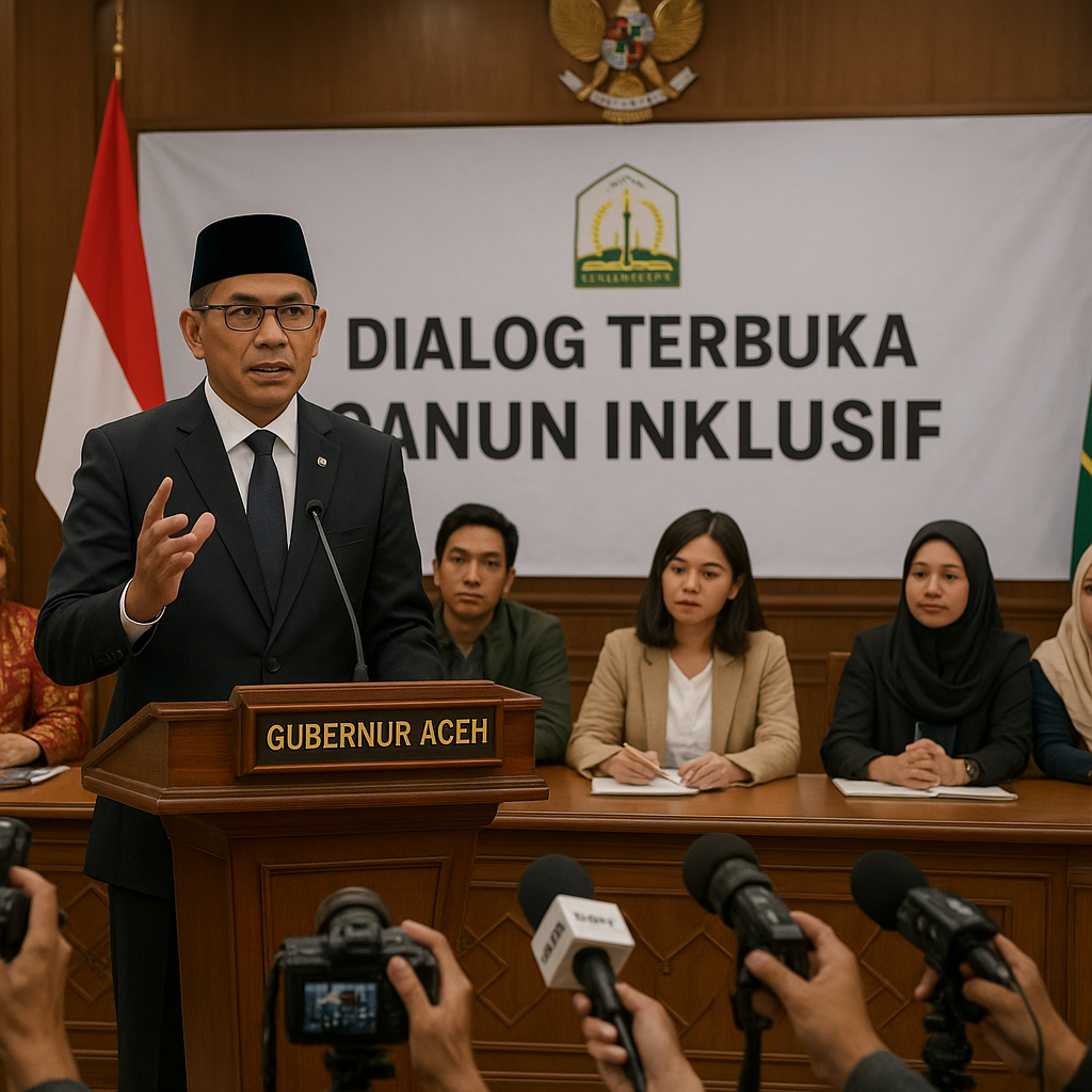 Gubernur Aceh Ajak Kaum Muda dan Tokoh Masyarakat Bahas Qanun Inklusif