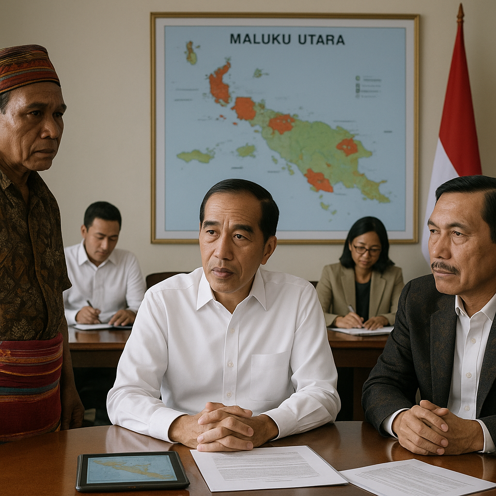 Luhut dan Jokowi Bahas Hilirisasi Nikel dan Dampaknya pada Kesejahteraan Masyarakat Maluku