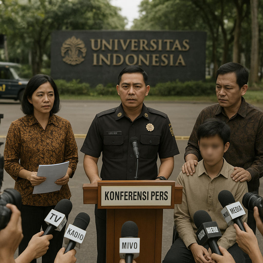 Polisi Usut Penyerangan Koordinator BEM UI di Jakarta Selatan