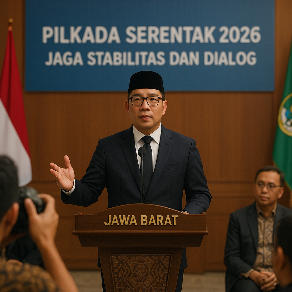 Gubernur Jabar Ajak Masyarakat Jaga Stabilitas Usai Pilkada Serentak