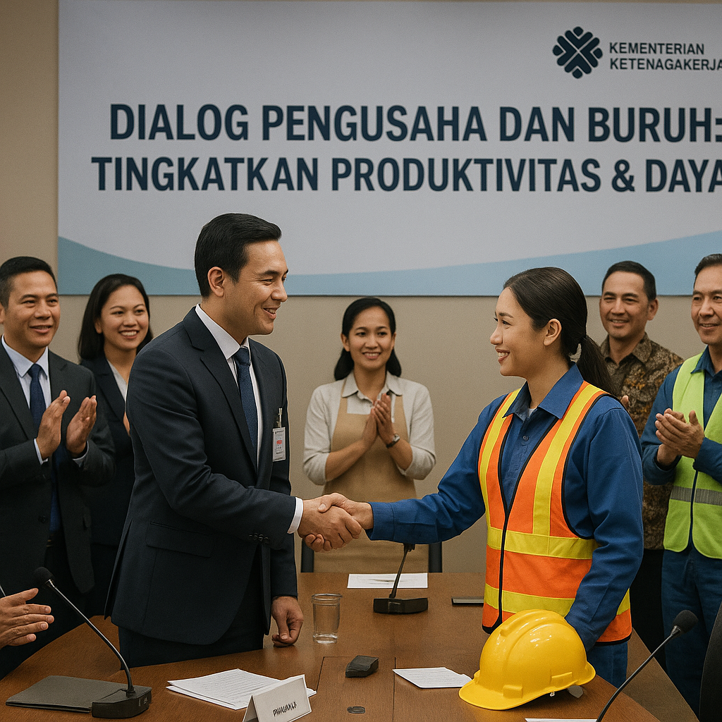 Pengusaha dan Buruh Sepakat Tingkatkan Produktivitas untuk Hadapi Tantangan Ekonomi Global