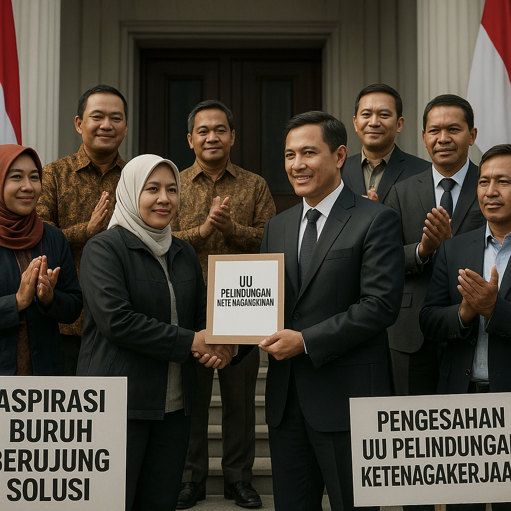 Aspirasi Buruh Berujung Solusi, DPR Sahkan Undang-Undang Pelindungan Ketenagakerjaan