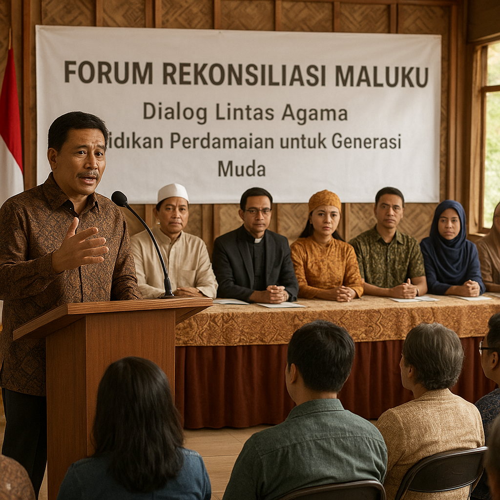 Forum Rekonsiliasi Maluku Gelar Dialog Lintas Agama, Tekankan Pendidikan Perdamaian untuk Generasi Muda