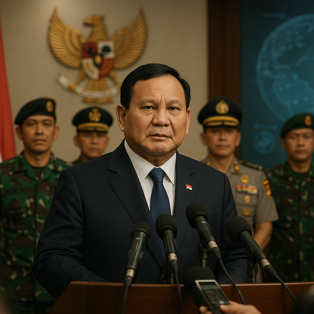 Prabowo Tekankan Penguatan TNI-Polri Hadapi Tantangan Keamanan Global