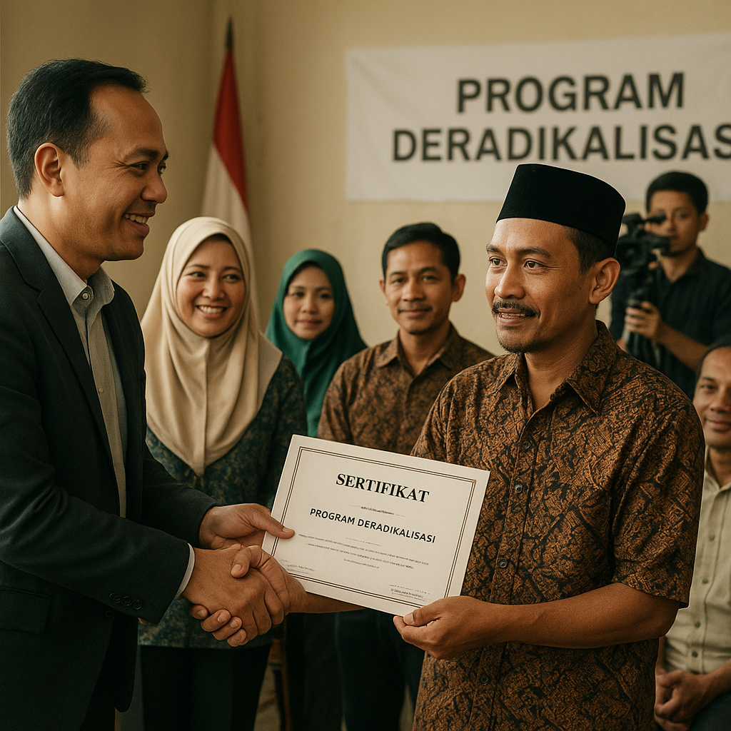 Mantan Napi Teroris Ikuti Program Deradikalisasi, Siap Reintegrasi ke Masyarakat