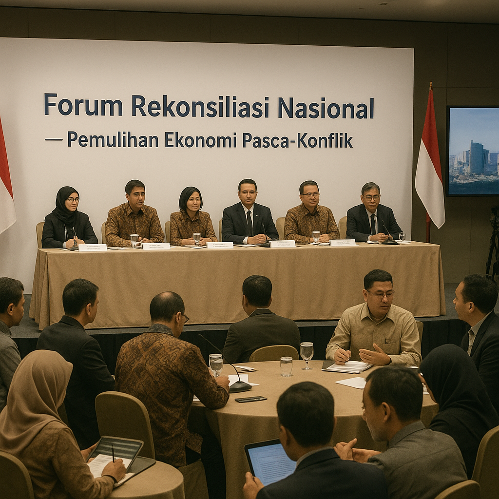Forum Rekonsiliasi Nasional Bahas Pemulihan Ekonomi Pasca-Konflik