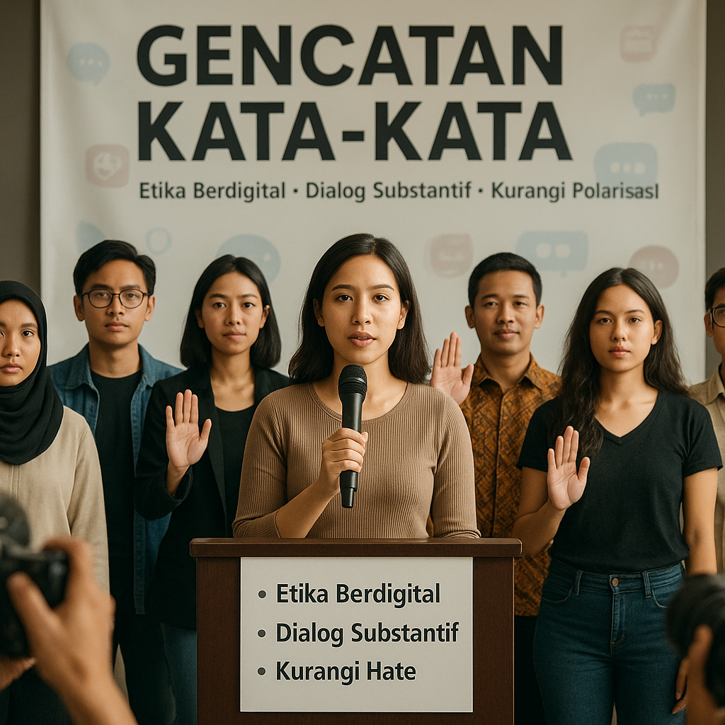 Tokoh Muda dari Berbagai Kelompok Dorong 'Gencatan Kata-kata' di Media Sosial untuk Redakan Polarisasi