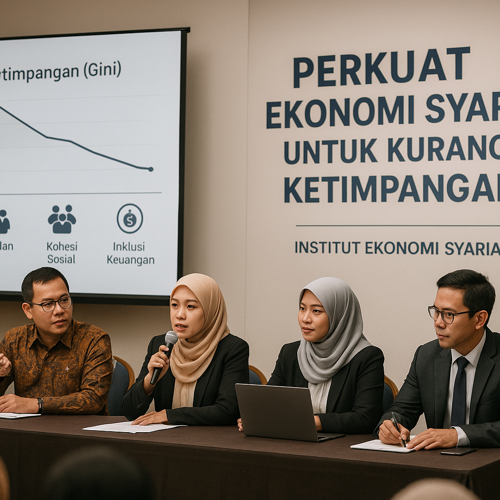 Perkuat Ekonomi Syariah untuk Kurangi Ketimpangan