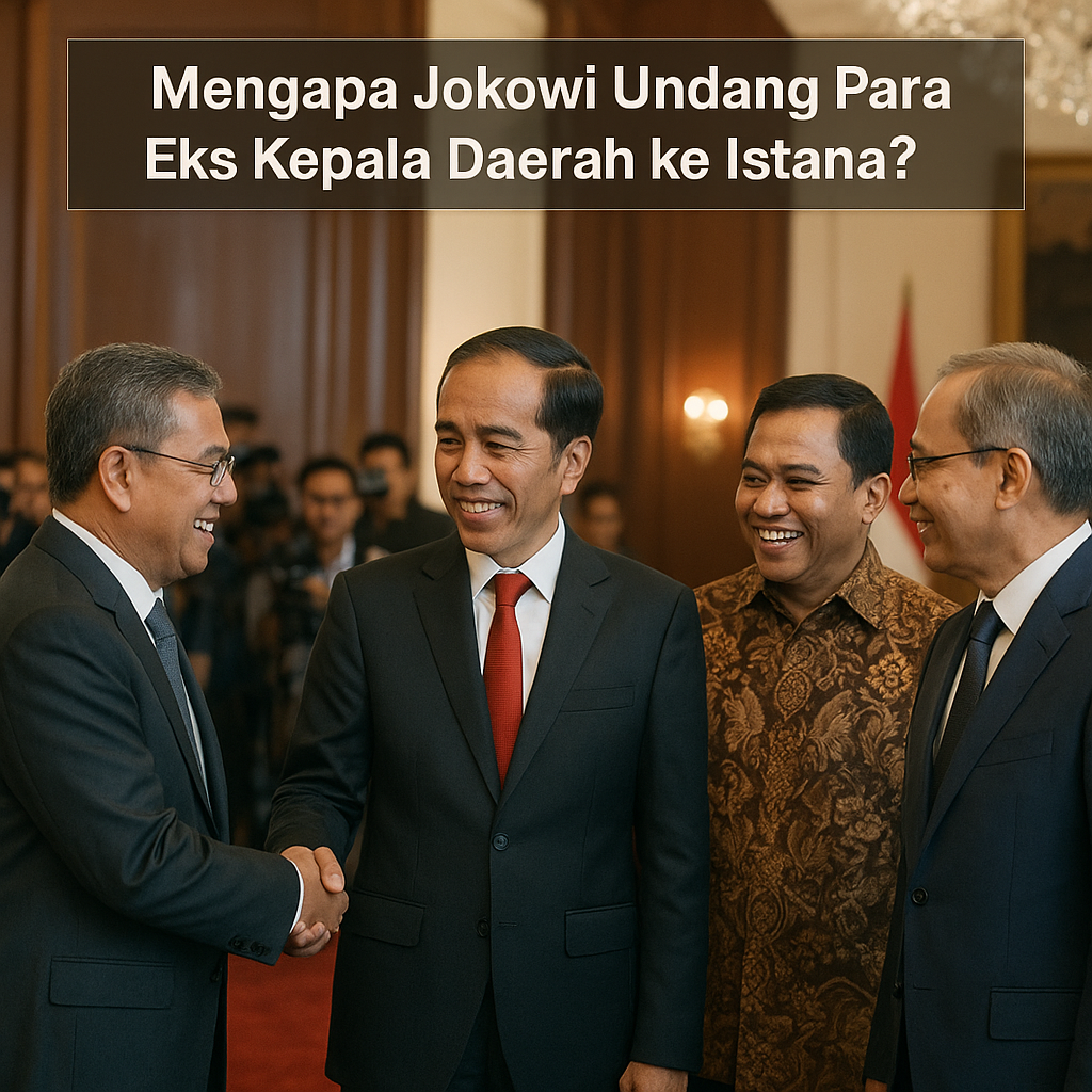 Mengapa Jokowi Undang Para Eks Kepala Daerah ke Istana?