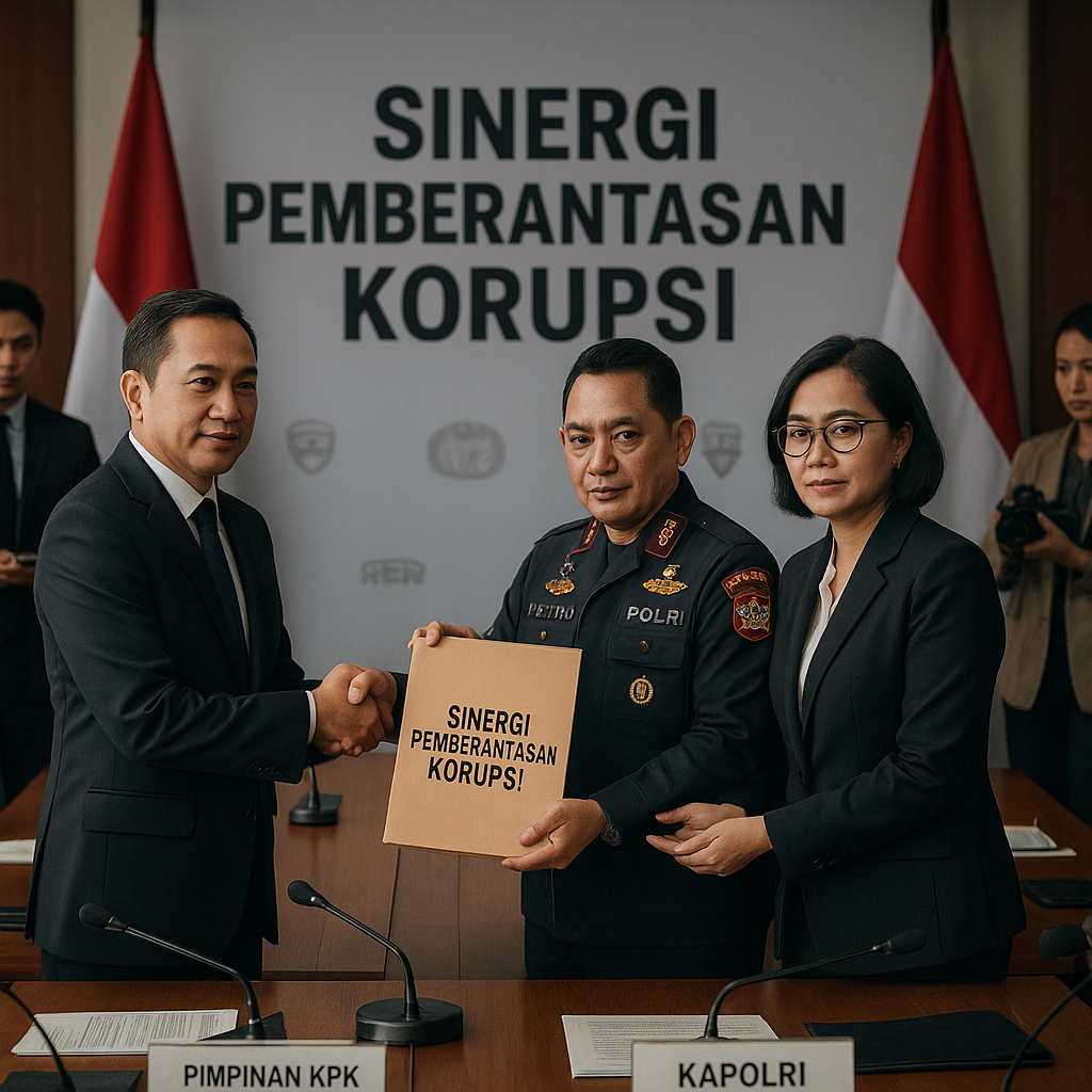 Pertemuan Pimpinan KPK dan Kapolri Bahas Sinergi Pemberantasan Korupsi
