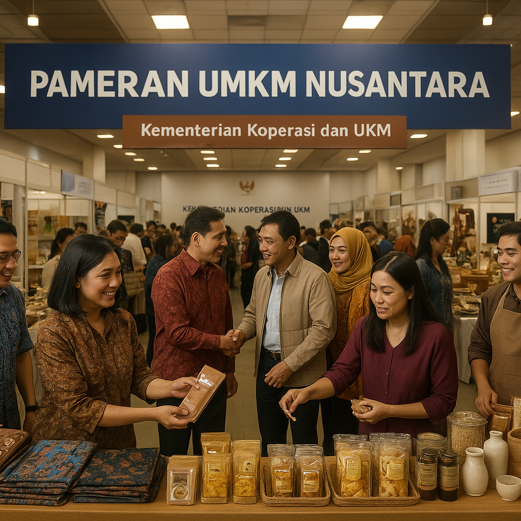 Dorong Ekonomi Kerakyatan, Pemerintah Gelar Pameran UMKM Nusantara